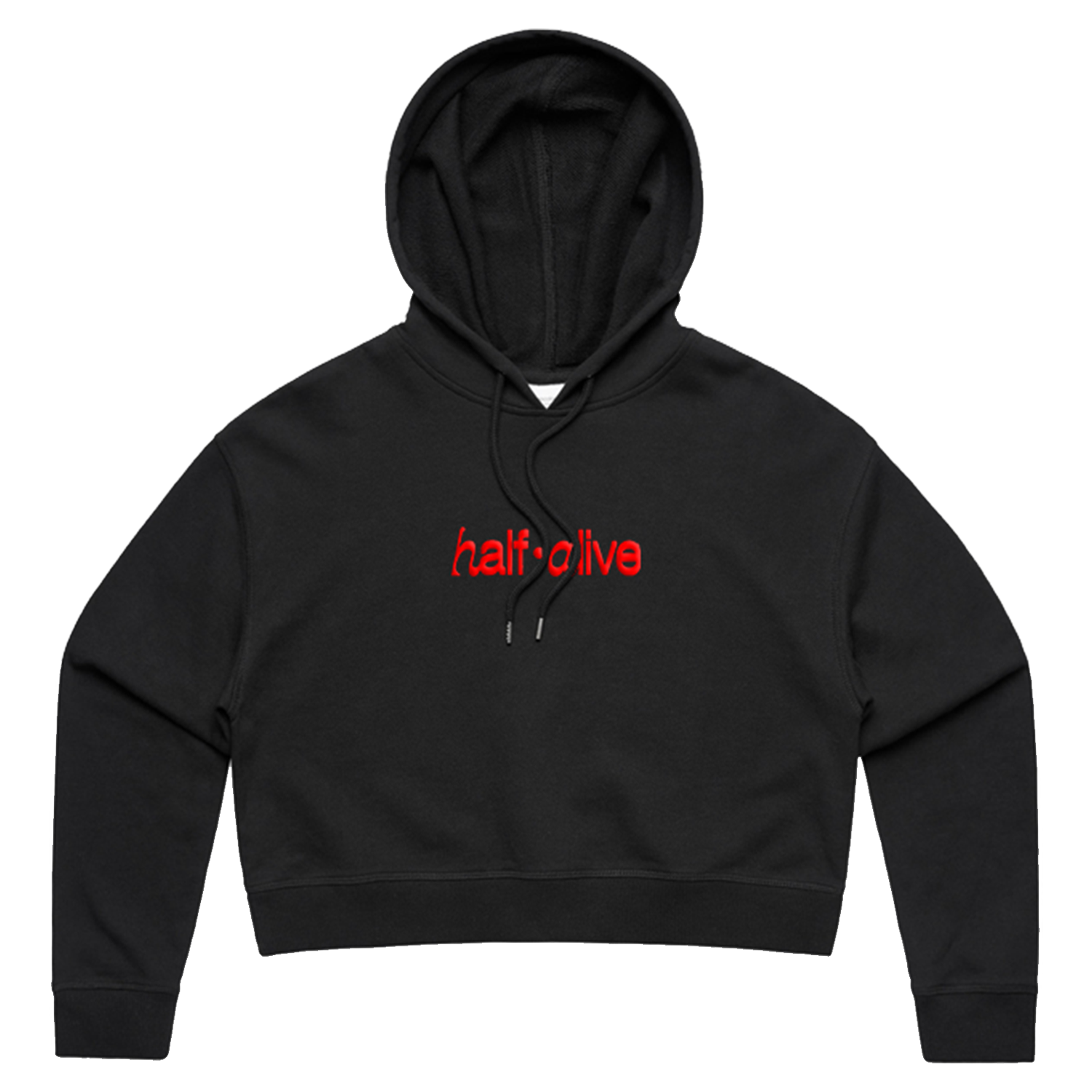 Half cropped hoodie hotsell