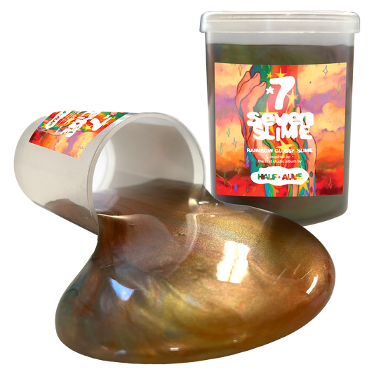 *7 Rainbow Glossy Slime