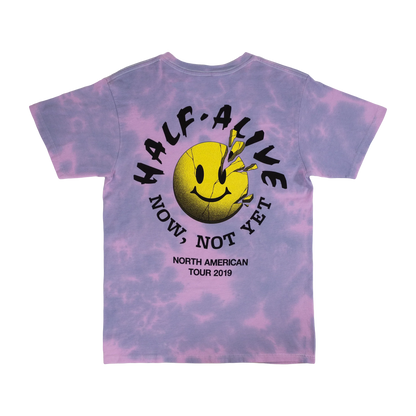 NA 19 Smiley Tour Dye Tee