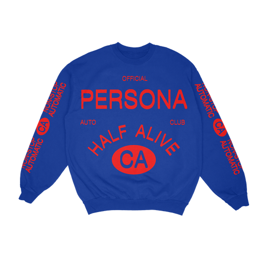 Persona Auto Club Crewneck - Blue